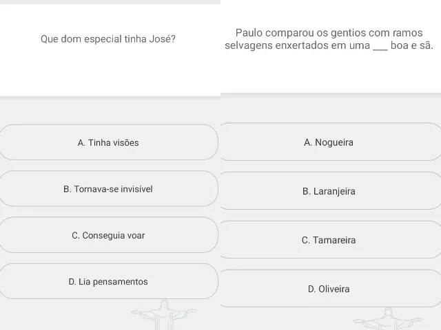 Perguntas bíblicas Quizzes