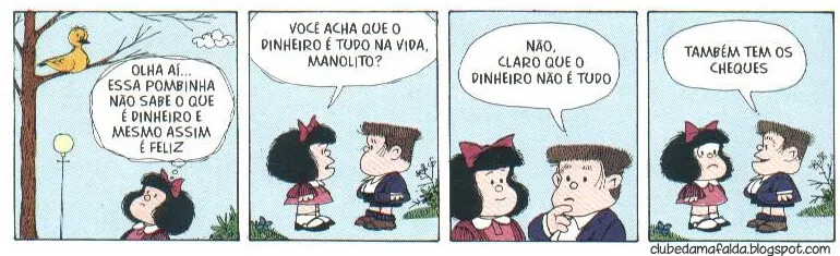1. CHARGE - 2. CARTOON - 3. TIRINHA - 4. HQ