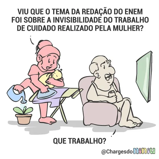1. CHARGE - 2. CARTOON - 3. TIRINHA - 4. HQ