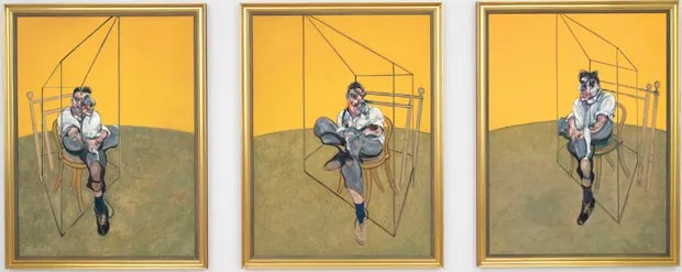 Three Studies of Lucian Freud - Três estudos de Lucian Freud (Francis Bacon) Three Studies of Lucian Freud - Três estudos de Lucian Freud (Francis Bacon)